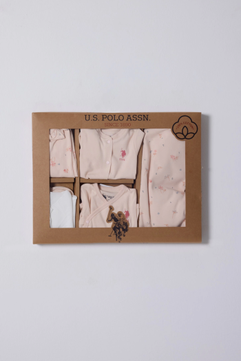 Us Polo B2350 Kız Bebek Hastane Çıkışı 10'Lu Set