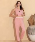 Boyraz 20617 Kadın Milan Kumaş Atlet Pijama Takımı