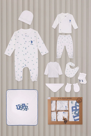 Us Polo B2031 Erkek Bebek Hastane Çıkışı 10'Lu Set